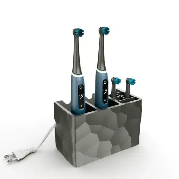 Support de brosse à dents - Cache les câbles, avec une gestion dissimulée des câbles pour les brosses à dents électriques. Station d'accueil avec intégration des câbles – Image 12